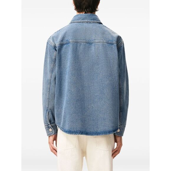 Ami Paris Women's Shirts Clear Blue - Picture 3 of 5